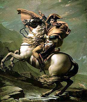 Napoleon crosses the Alps